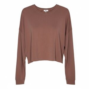 Knix Pink Pullover Cropped Sweatshirt